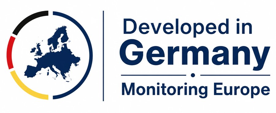 Developed in Germany · Monitoring Europe